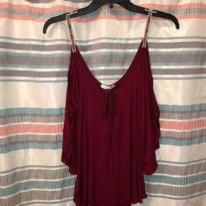 Cold shoulder top